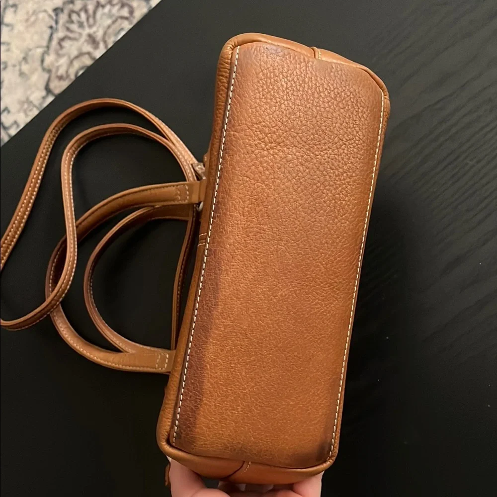 Vintage Fossil Tan Leather Tote bag - Picture 5 of 10